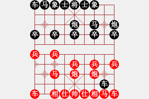 象棋棋譜圖片：niudawen(9段)-勝-chenweiwu(4段) - 步數(shù)：10 