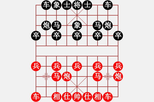 象棋棋譜圖片：1009局 A40- 起馬局-BugChess Plus 19-07-08 x64(特級(jí)大師) ( - 步數(shù)：10 