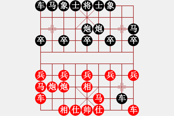 象棋棋譜圖片：象棋愛(ài)好者挑戰(zhàn)亞艾元小棋士 2024-12-11 - 步數(shù)：10 