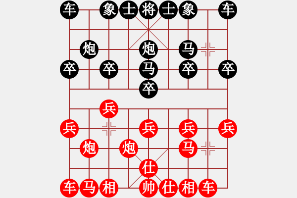 象棋棋譜圖片：bbboy002（業(yè)6-2）先勝 艷陽天（業(yè)3-1） - 步數(shù)：10 