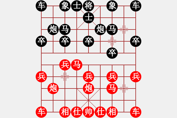 象棋棋譜圖片：風(fēng)動(dòng)心動(dòng)【先負(fù)】寧波戚文卿(2015-2-5弈于大師網(wǎng)高級(jí)棋室) - 步數(shù)：10 