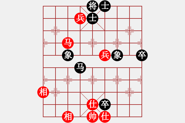 象棋棋譜圖片：聯(lián)盟菩提(6段)-和-瓜瓜是蛋蛋(人王) - 步數(shù)：100 