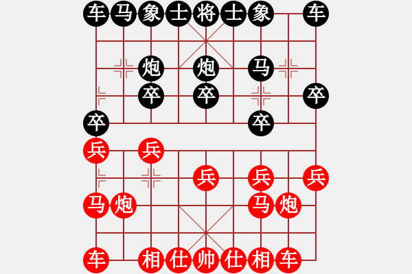 象棋棋譜圖片：純?nèi)松先A山(9星)-負(fù)-瞞天過海新(9星) - 步數(shù)：10 