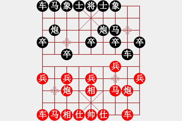 象棋棋譜圖片：戒癡 和 qqq - 步數(shù)：10 