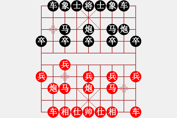 象棋棋譜圖片：梅江區(qū)棋協(xié)隊(duì) 楊隆興 先和 興寧福興隊(duì) 李興科 - 步數(shù)：10 