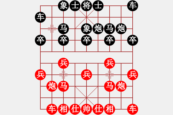 象棋棋譜圖片：韓裕恒 勝 佚名 - 步數(shù)：10 