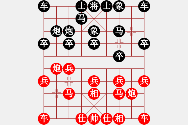 象棋棋譜圖片：房山付子豪 負 北京舒雨蠟 10.6房山棋王賽 - 步數(shù)：10 