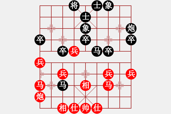 象棋棋譜圖片：尚步高(1段)-負(fù)-蜜糖(8段) - 步數(shù)：40 