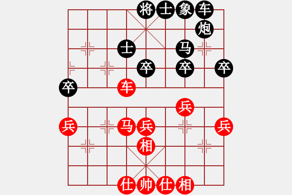 象棋棋譜圖片：品棋龍捌號(hào)(2段)-勝-狼群比賽捌(5r) - 步數(shù)：40 