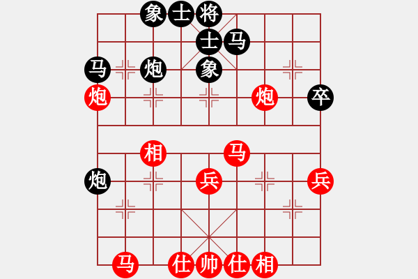 象棋棋谱图片：顾天予 和 蒋凤山 (卒底炮3) 马2进1：对车 - 步数：35 