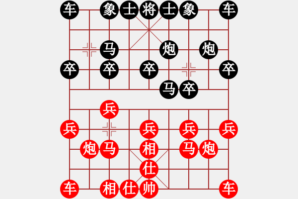 象棋棋譜圖片：‖棋家軍‖皎月[2739506104] -VS- 天地隨心[1611169103] - 步數(shù)：10 