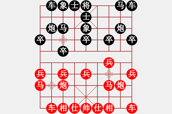 象棋棋譜圖片：申城王無敵(4段)-和-anandx(4段) - 步數(shù)：10 