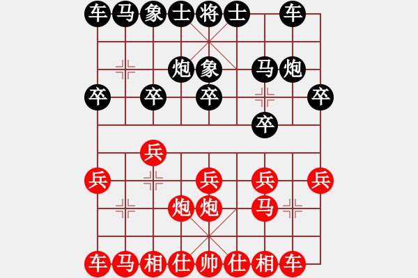 象棋棋譜圖片：個人 周桅依 負 個人 蔡仕軒 - 步數：10 