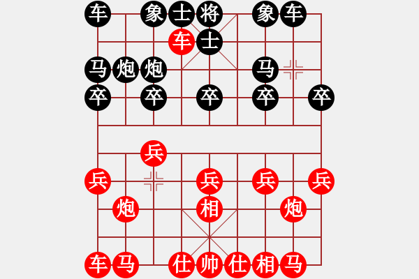 象棋棋譜圖片：山雞(2級)-負-時光巨闕(3級) - 步數(shù)：10 