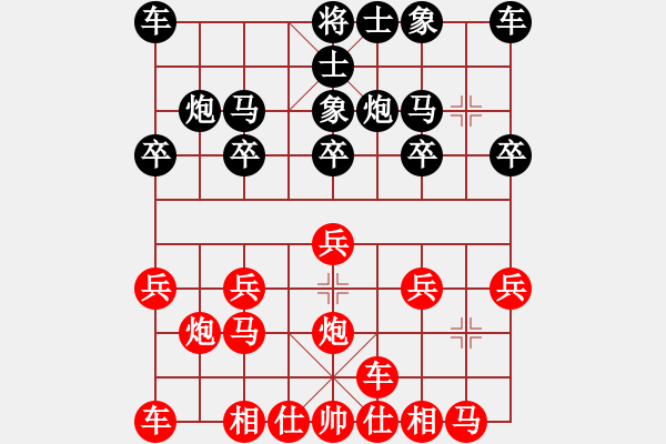 象棋棋譜圖片：天天象棋力評(píng)測太守棋狂先勝風(fēng)云業(yè)5-22017?7?17 - 步數(shù)：10 