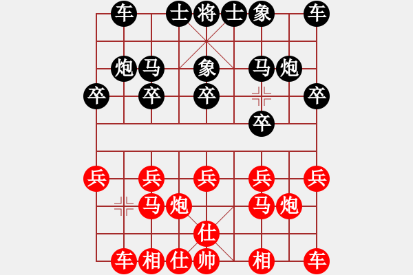 象棋棋譜圖片：天龍鬼腳七(天罡)-和-剃刀曲(電神) - 步數(shù)：10 