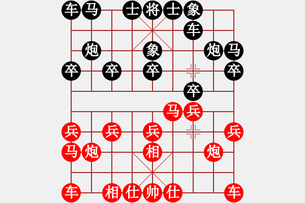 象棋棋譜圖片：網上行(7段)-負-燕子飛(6段) - 步數：10 