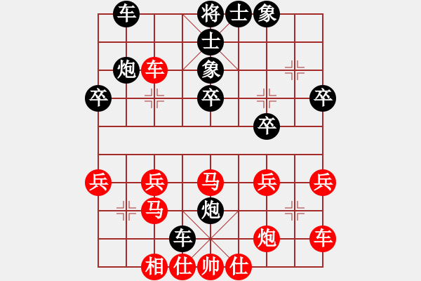 象棋棋譜圖片：森雨蒼生[377955991] -VS- 橫才俊儒[292832991] - 步數(shù)：30 