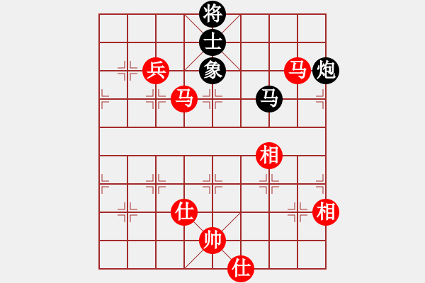 象棋棋譜圖片：寶雞 邊小強(qiáng) 和 山西 梁輝遠(yuǎn) - 步數(shù)：110 