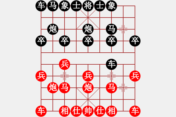 象棋棋譜圖片：蜀山老溫(8段)-和-shanshenqi(7段) - 步數(shù)：10 