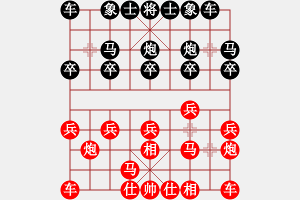 象棋棋譜圖片：一統(tǒng)江湖-依夕[294591617] 負(fù) 芳棋(純?nèi)讼缕?[893812128] - 步數(shù)：10 