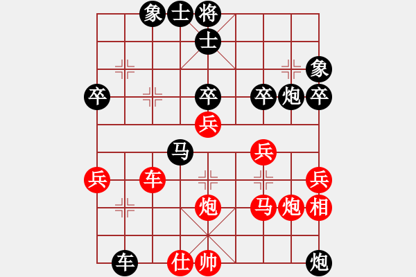 象棋棋譜圖片：降龍尊者(4段)-負-苦手之陽湖(月將) - 步數(shù)：40 