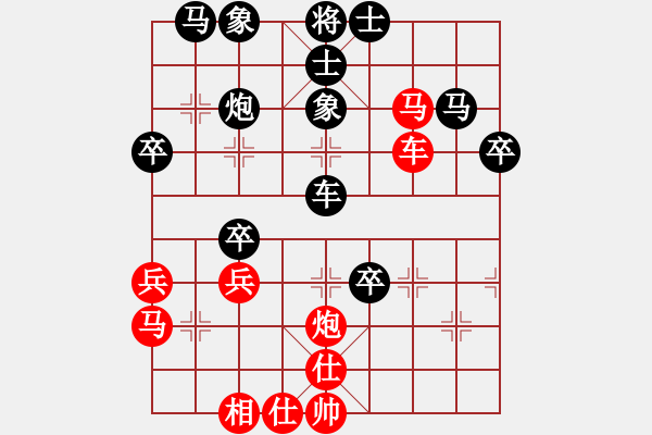 象棋棋譜圖片：9615局 A02-邊馬局-旋九專雙核-菜鳥 紅先負 小蟲引擎24層 - 步數(shù)：50 