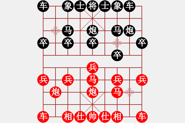 象棋棋谱图片：杨明棋路（132） - 步数：10 