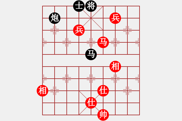 象棋棋譜圖片：過(guò)宮炮對(duì)黑3路卒右邊馬（旋風(fēng)V7.0拆棋）和棋 - 步數(shù)：120 