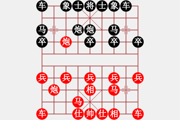 象棋棋譜圖片：布局圣手幫 布局圣手 勝 熱血盟 草上飛 - 步數(shù)：10 