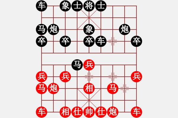 象棋棋譜圖片：阿土仔yyy紅負(fù)葬心【仙人指路】 - 步數(shù)：20 