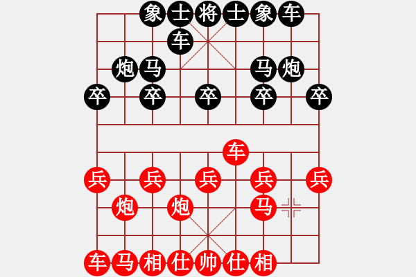 象棋棋譜圖片：柳泉居士丶℡[1270279217] -VS- 棋友-魚鳥[575644877] - 步數(shù)：10 