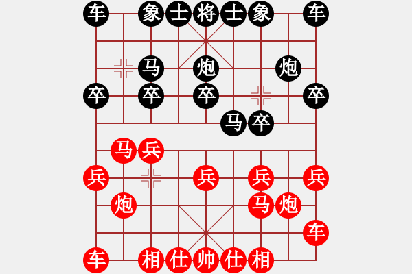 象棋棋譜圖片：棋友-魚鳥[575644877] -VS- o.尐мī福[337295138] - 步數(shù)：10 