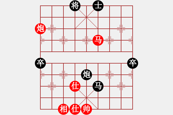 象棋棋譜圖片：瓢城棋俠(2段)-負(fù)-武大胡一刀(3段) - 步數(shù)：100 