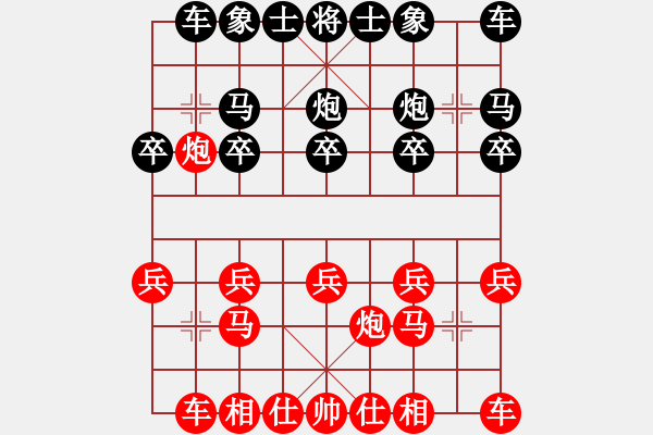 象棋棋譜圖片：遼北棋手(1段)-勝-凌秀山莊(5段) - 步數(shù)：10 