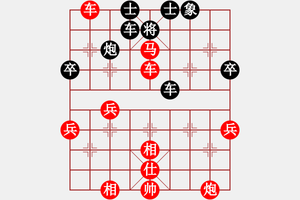 象棋棋譜圖片：棄炮打士 雙車鎖喉：誠[1056167769] -VS- 三臺怪手[1127175411] - 步數(shù)：60 