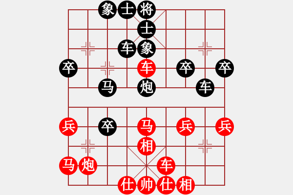 象棋棋譜圖片：20150102 2201 北極星（紅）-華工隊(duì)雨藝（黑） - 步數(shù)：40 