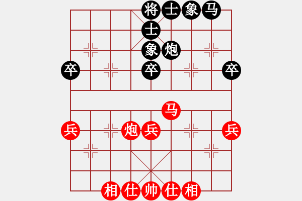 象棋棋谱图片：河北 刘钰 和 河北 张婷婷 - 步数：39 