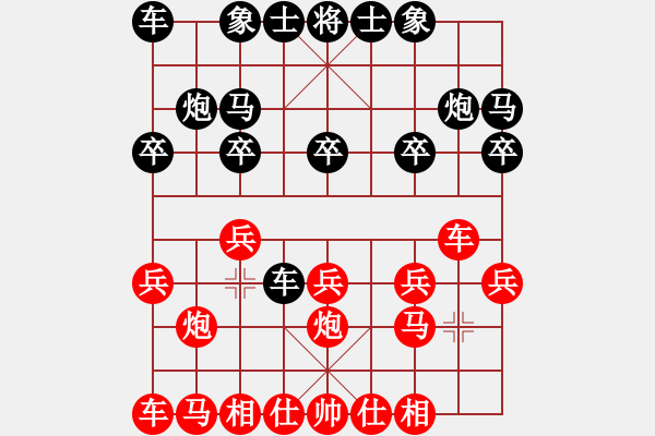 象棋棋譜圖片：無形的劍(7星)-勝-棋中樂啊(8星) - 步數(shù)：10 