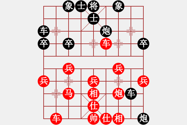 象棋棋譜圖片：xxxccc(7段)-負(fù)-雪擁蘭關(guān)(8段) - 步數(shù)：30 