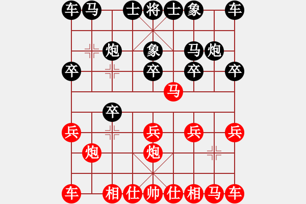 象棋棋谱图片：刘丽梅 先负 左文静 - 步数：10 