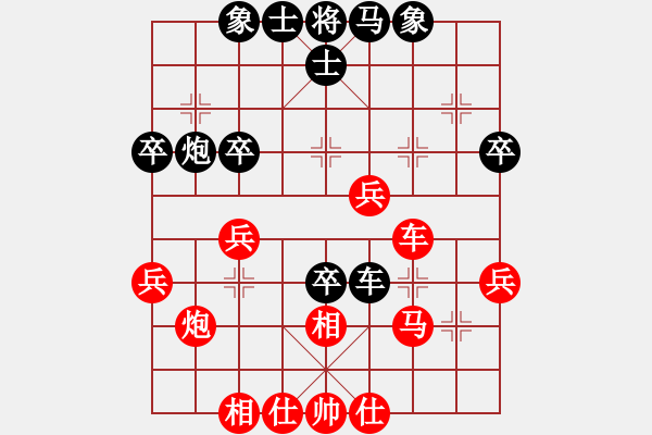 象棋棋譜圖片：寧河象棋(6段)-勝-輸贏都高興(1段) - 步數(shù)：50 