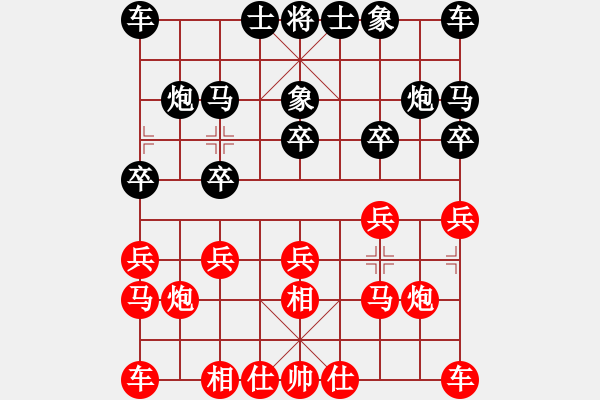 象棋棋譜圖片：鐵麒麟（先負(fù)）砍棋門吹牛的 - 步數(shù)：10 