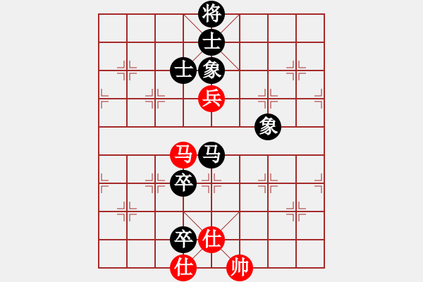 象棋棋譜圖片：鐵麒麟（先負(fù)）砍棋門吹牛的 - 步數(shù)：120 