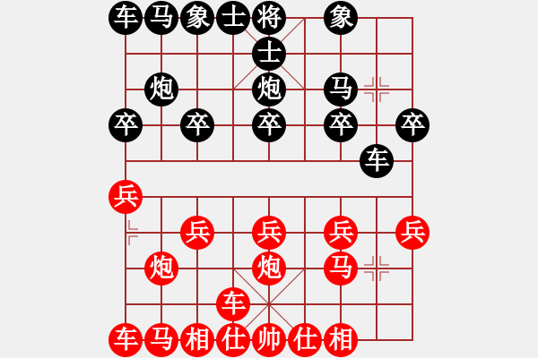 象棋棋譜圖片：橫才俊儒[292832991] -VS- 彪哥[214993985] - 步數(shù)：10 