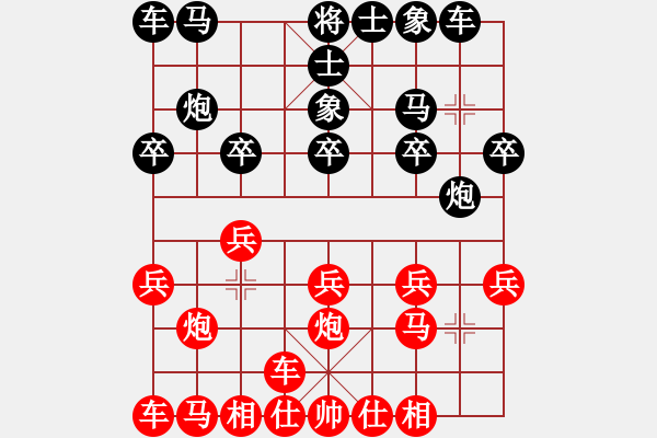 象棋棋譜圖片：橫才俊儒[292832991] -VS- 小胖胖[670289377] - 步數(shù)：10 