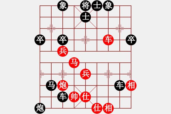 象棋棋譜圖片：中平兌 五九炮 炮打中卒 （黑炮2進5） 梁山小中(2段)-負-渦嶺球叔(2段) - 步數(shù)：60 