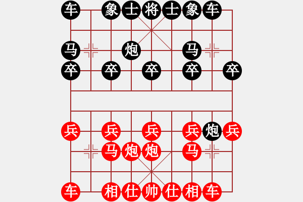 象棋棋譜圖片：20160109 0842 靜 語[1047016869]黑 - 51 de信任[148238864 - 步數(shù)：10 