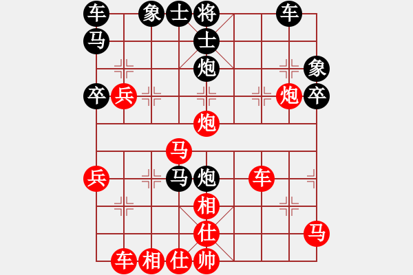 象棋棋譜圖片：雙炮過(guò)河１ - 步數(shù)：33 