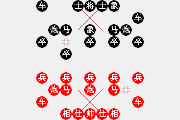 象棋棋譜圖片：陜西象棋聯(lián)盟漁夫 先負 破棉襖 - 步數(shù)：10 